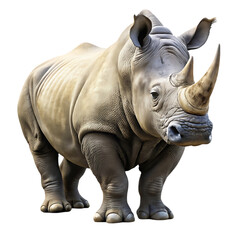 Obraz premium rhino transparent background