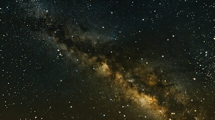 A celestial night sky filled with stars and a glowing crescent moon, evoking wonder and magic