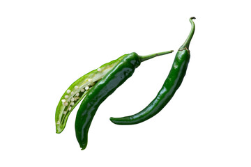 sliced fresh green chillies