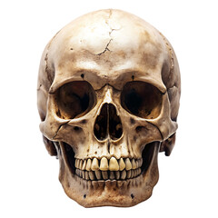 Obraz premium skull on transparent background