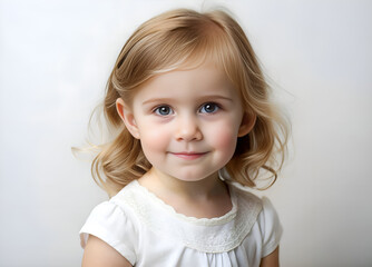 portrait of a little girl