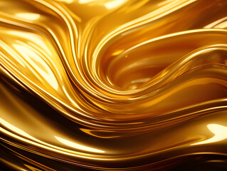 abstract gold background created with generative ai