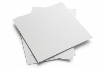 Paper Mockup on Isolated Background created with Generative AI