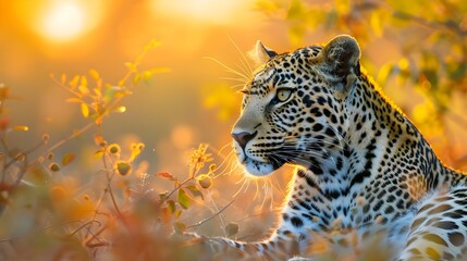 leopard hidden predator photography grass national geographic style 35mm documentary wallpaper Pro Photo
