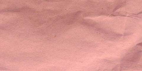 Texture of closed up brown crumpled paper background