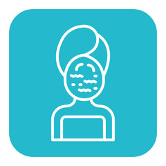 Wrinkled Face vector icon. Can be used for Comfort iconset.