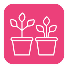 Indoor Plants vector icon. Can be used for Comfort iconset.