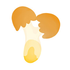 Cracking egg for cooking