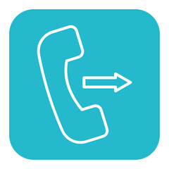 Call Forwarding vector icon. Can be used for Communication and Media iconset.
