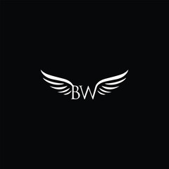 BW wings logo and brand identity
