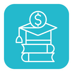 Investment In Education vector icon. Can be used for Online Education iconset.