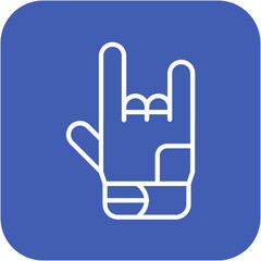 Bowling Glove vector icon. Can be used for Bowling iconset.