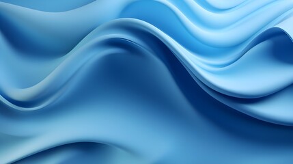 Obraz premium 3d render abstract blue layered background fashion wallpaper 