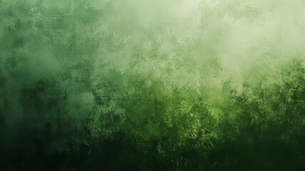 Obraz premium Abstract green background with smooth textures and ample space for eco-friendly content,