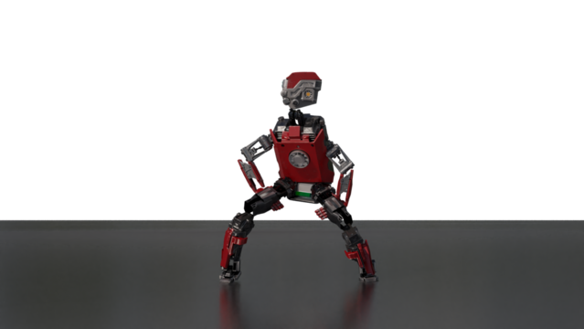 robot dancing transparent background for push on background	3D PNG photo