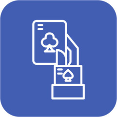 Cheater vector icon. Can be used for Casino iconset.