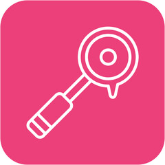 Crucible vector icon. Can be used for Mettalurgy iconset.