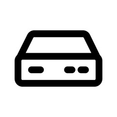 hard drive line icon