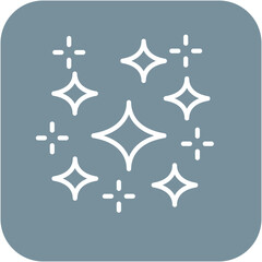 Glowing Star vector icon. Can be used for Carnival iconset.