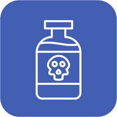 Poison vector icon. Can be used for Shooting iconset.