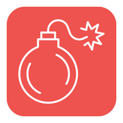 Bomb vector icon. Can be used for Crisis Mangement iconset.