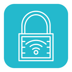 Lock vector icon. Can be used for Crisis Mangement iconset.