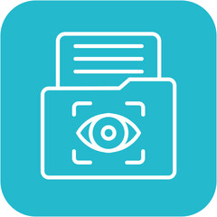 Biometric Data vector icon. Can be used for Compliance And Regulation iconset.