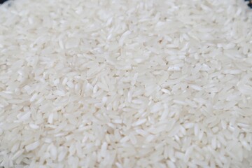 Background and texture of rice with close view.