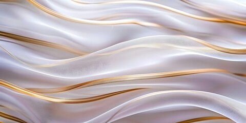 Fototapeta premium Geometric gold lines on white background inspired by Islamic symmetry and minimalism. Concept Islamic Art, Geometric Design, Gold Accents, Minimalistic Style, Symmetry