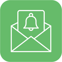 Email Notifications vector icon. Can be used for Digital Retail iconset.