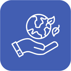 Environmentalism vector icon. Can be used for Core Values iconset.