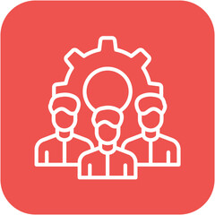 Team Collaboration vector icon. Can be used for Business Performance iconset.