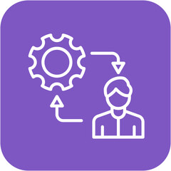 Change Management vector icon. Can be used for Action Plan iconset.