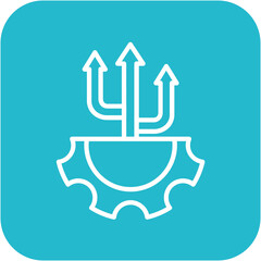 Flexibility vector icon. Can be used for Action Plan iconset.