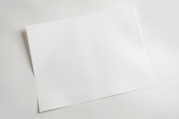 Paper Mockup on Isolated Background created with Generative AI