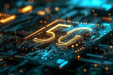 Next-generation 5G technology visualization, Advanced Technology Concept Visualization ideas, Ai generated