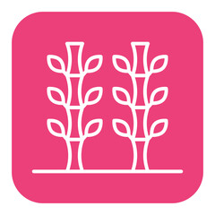 Bamboo vector icon. Can be used for Spa iconset.