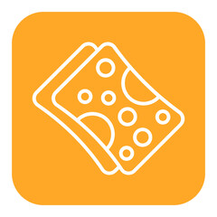 Sponge vector icon. Can be used for Spa iconset.