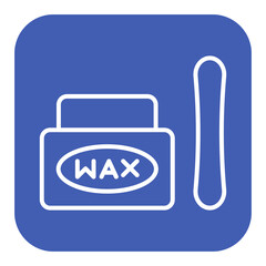 Wax vector icon. Can be used for Spa iconset.