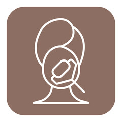 Face Roller vector icon. Can be used for Spa iconset.