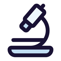microscope icon for illustration