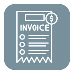 Invoice Payment vector icon. Can be used for Business and Finance iconset.