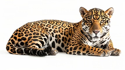 Obraz premium A jaguar is a large cat that is found in the Americas,portrait of a leopard