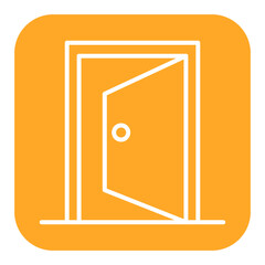 Door vector icon. Can be used for Home Improvements iconset.