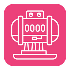 Fototapeta premium Diving Chamber vector icon. Can be used for Vacation and Tourism iconset.