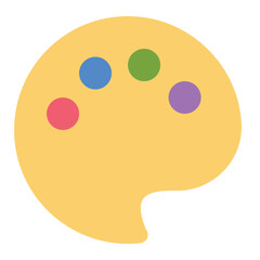 palette icon for illustration