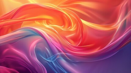 A sleek abstract art design background featuring a silky wave.

