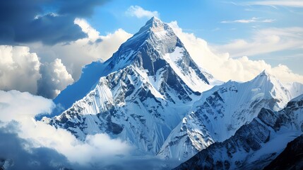 Obraz premium Photo of the Himalayan mountains
