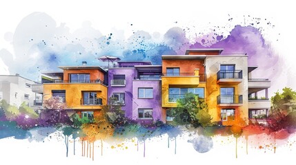 The image shows safety ratings for a real estate listing. The colors are bright and the image is inviting.