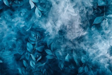 Smoky Blue Background
